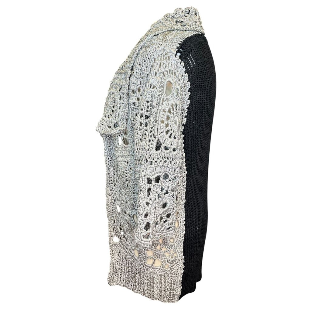 Dries Van Noten Open Crochet Cardigan