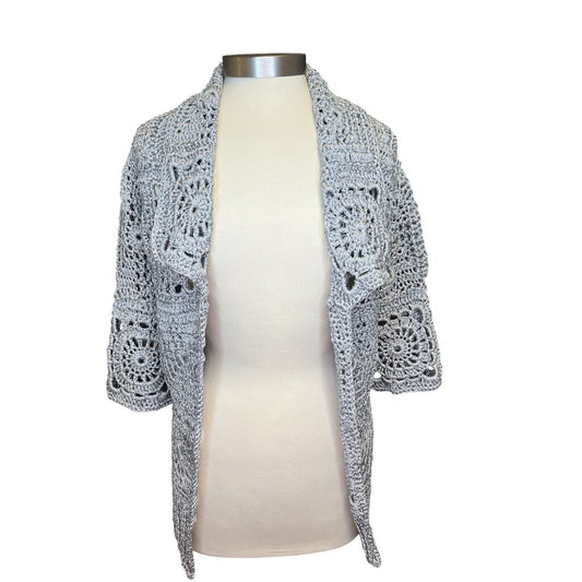Dries Van Noten Open Crochet Cardigan