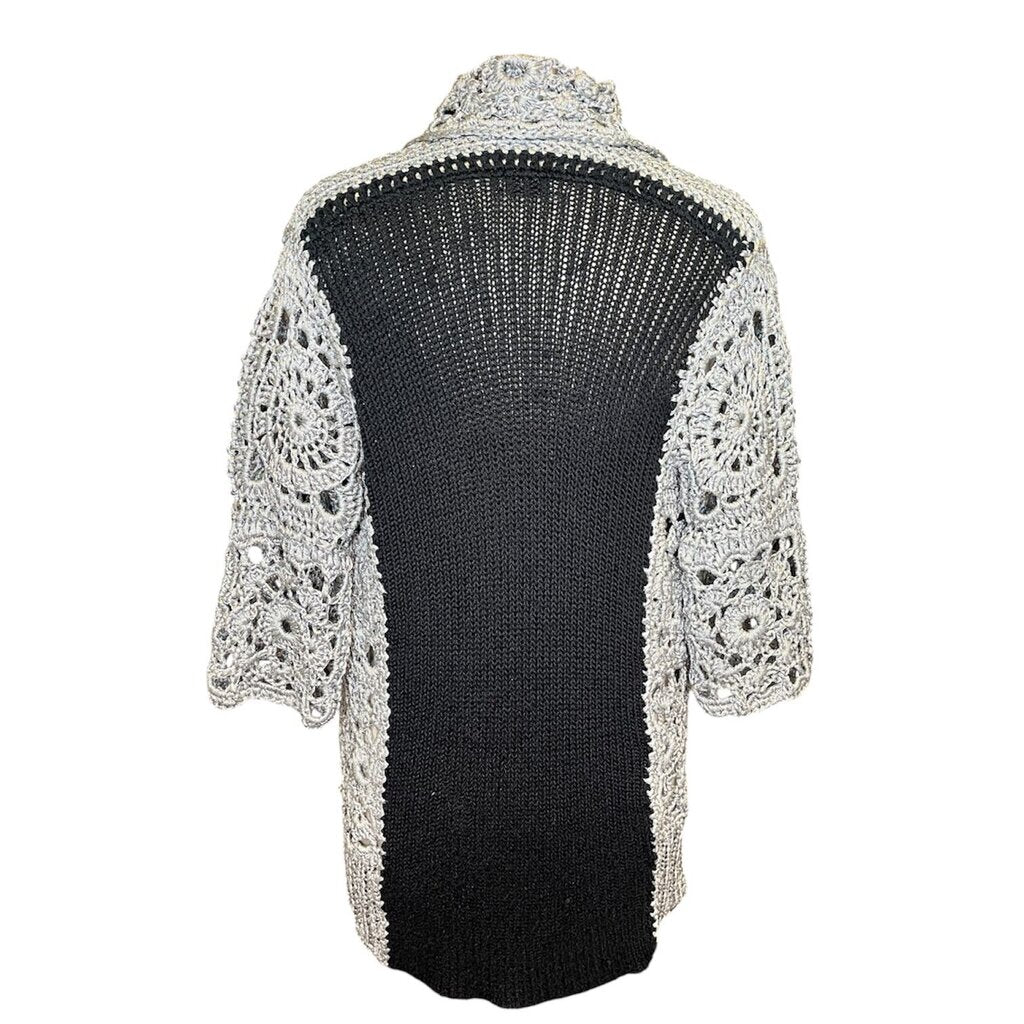 Dries Van Noten Open Crochet Cardigan