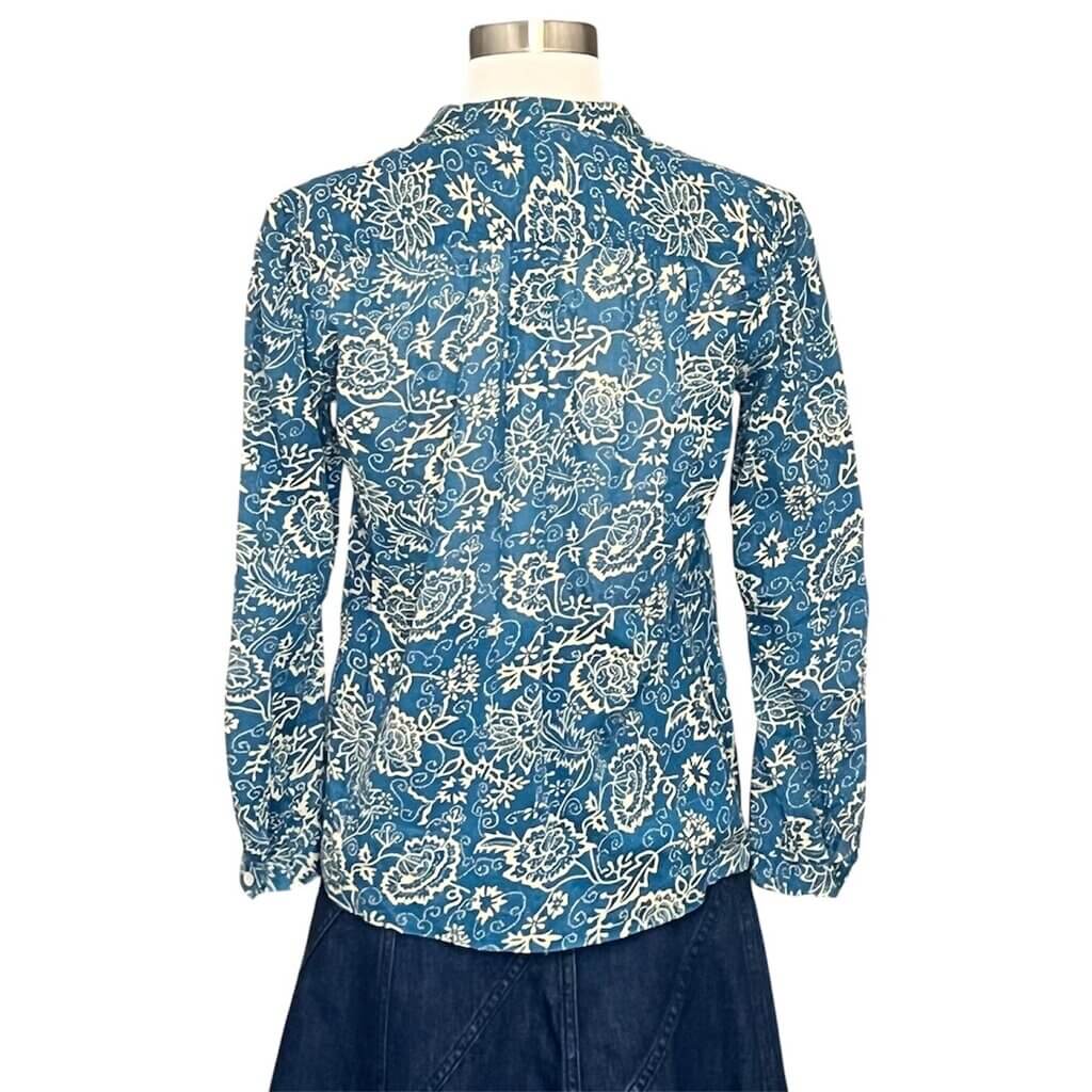 Isabel Marant Etoile Floral Print Split Collar Top