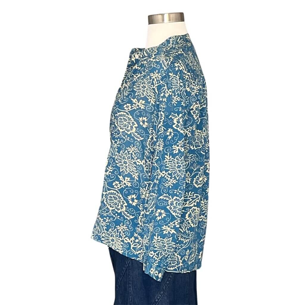 Isabel Marant Etoile Floral Print Split Collar Top