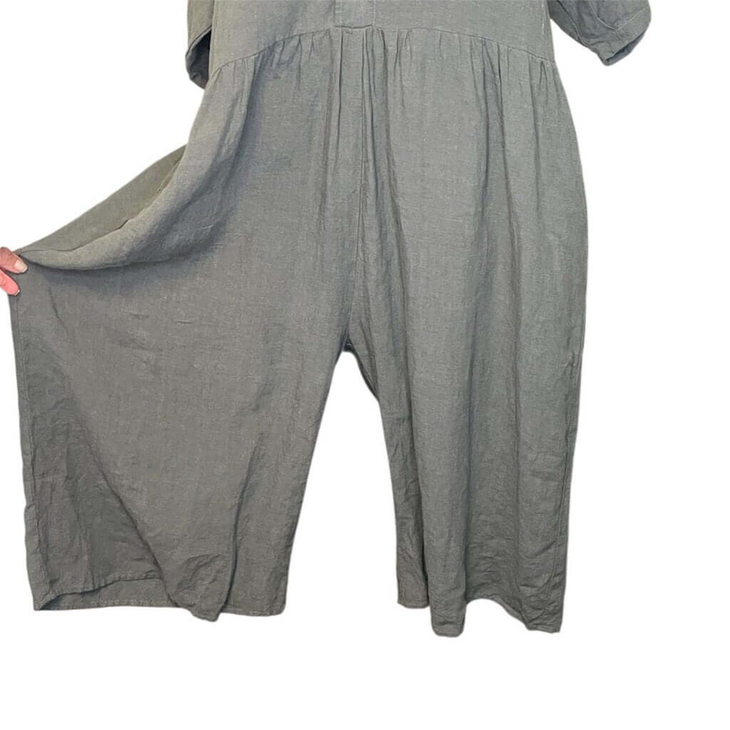 Ilana Kohn Cropped LInen Jumpsuit