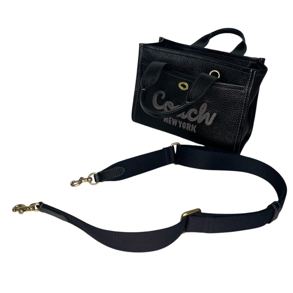 Coach Embroidered Leather 'Cargo' Tote Bag