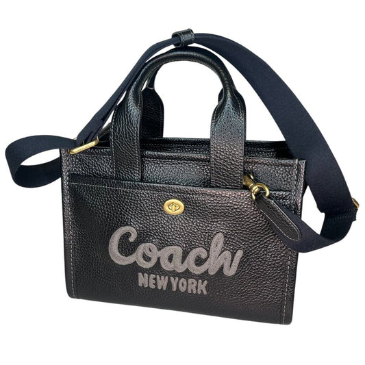 Coach Embroidered Leather 'Cargo' Tote Bag