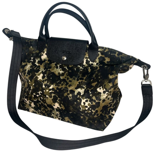 Longchamp Large Camo 'Le Pliage' Shoulder Strap Tote Bag