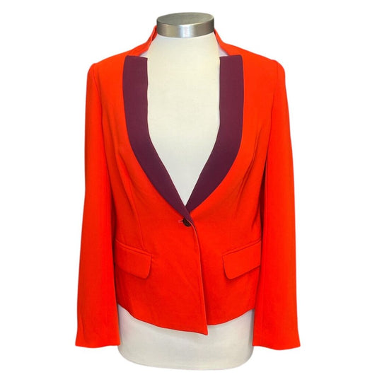 Marc by Marc Jacobs Reverse Lapel Crepe Blazer