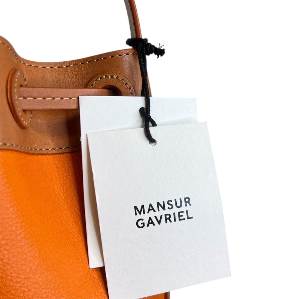 Mansur Gavriel 'Block' Small Bucket Bag, NEW