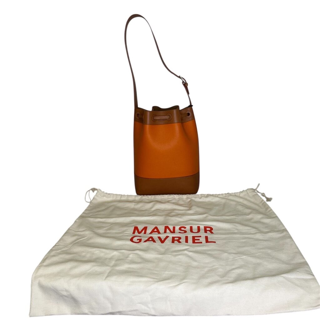 Mansur Gavriel 'Block' Small Bucket Bag, NEW