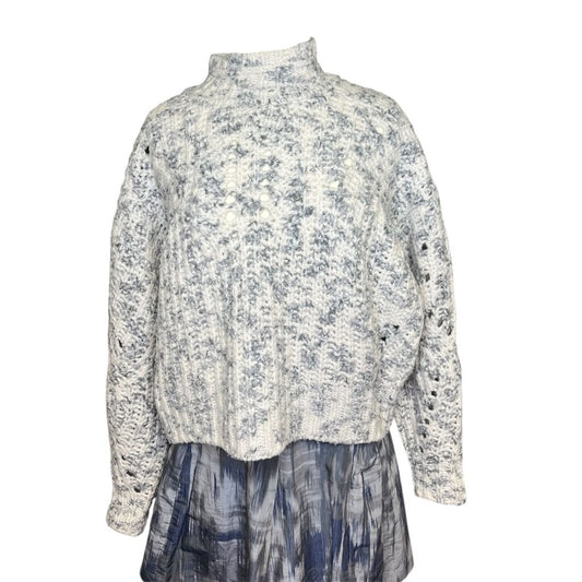 Isabel Marant Chunky Wool Mock Neck Sweater