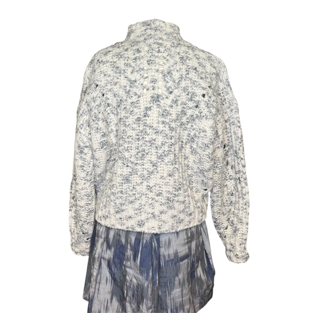 Isabel Marant Chunky Wool Mock Neck Sweater