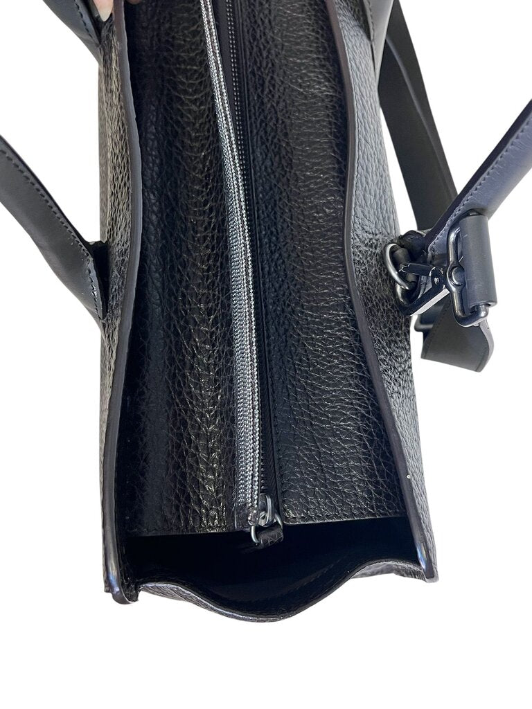 Brunello Cucinelli "Luxury Zip Shiny Leather Bag", MSRP $2,400