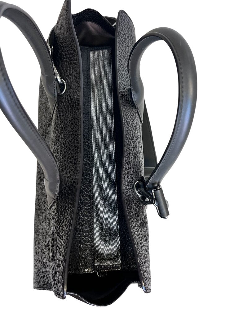 Brunello Cucinelli "Luxury Zip Shiny Leather Bag", MSRP $2,400