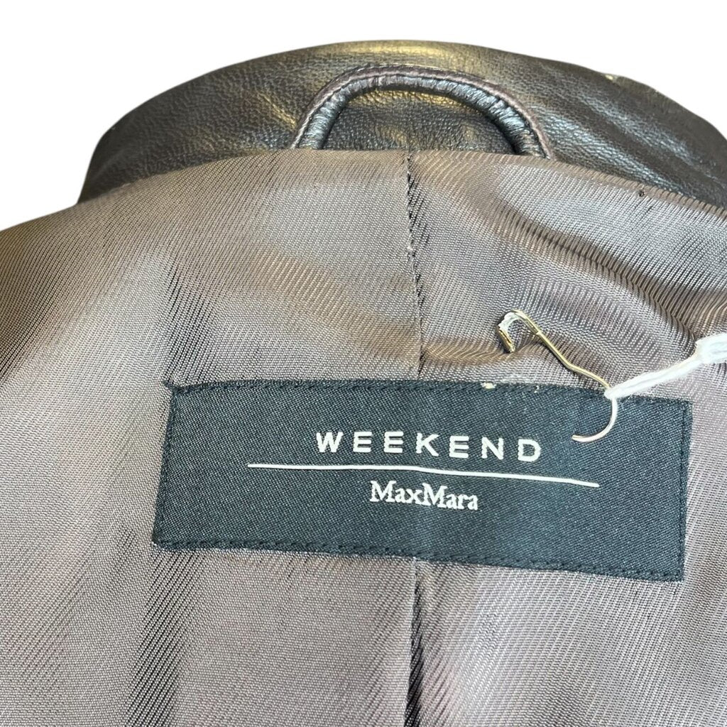 Weekend Max Mara Leather Blazer