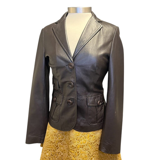 Weekend Max Mara Leather Blazer