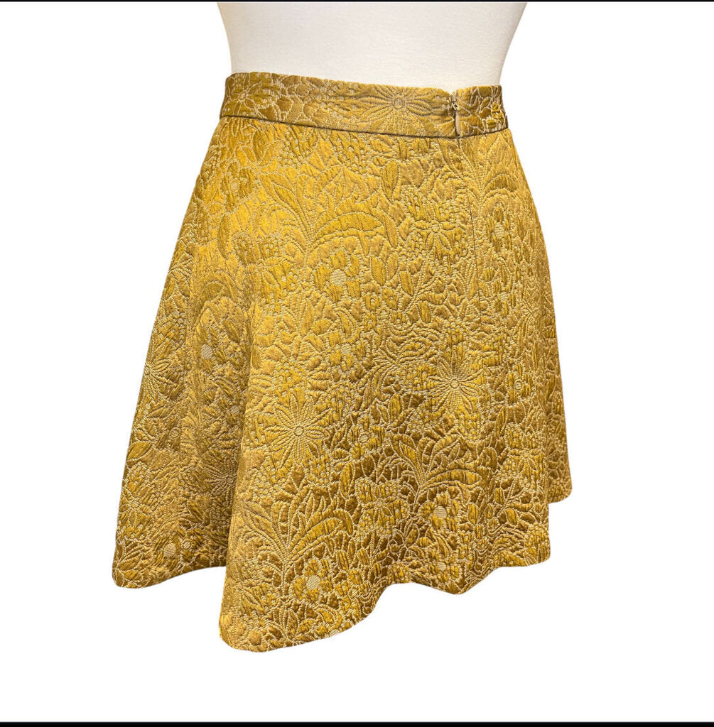 Club Monaco Silk Mini Skirt