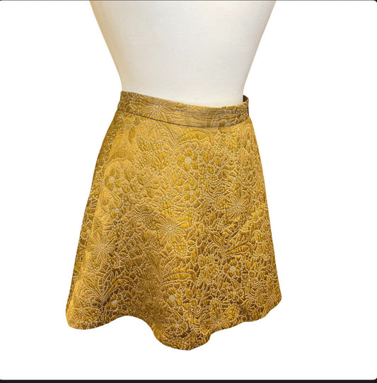 Club Monaco Silk Mini Skirt