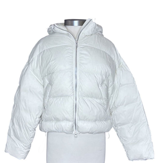JNBY Cropped Hooded Puffer Jacket- return- stained