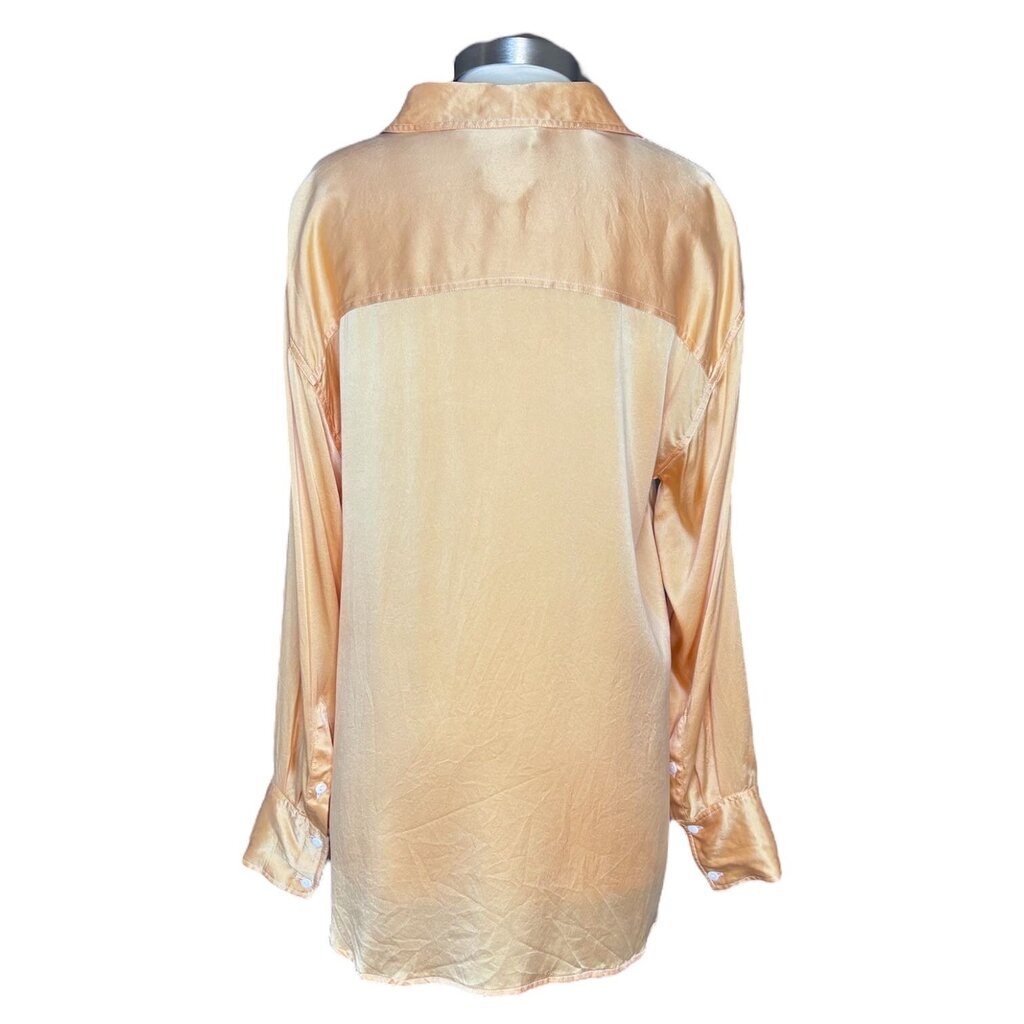 Maison Essentiele Silk Button Down Top
