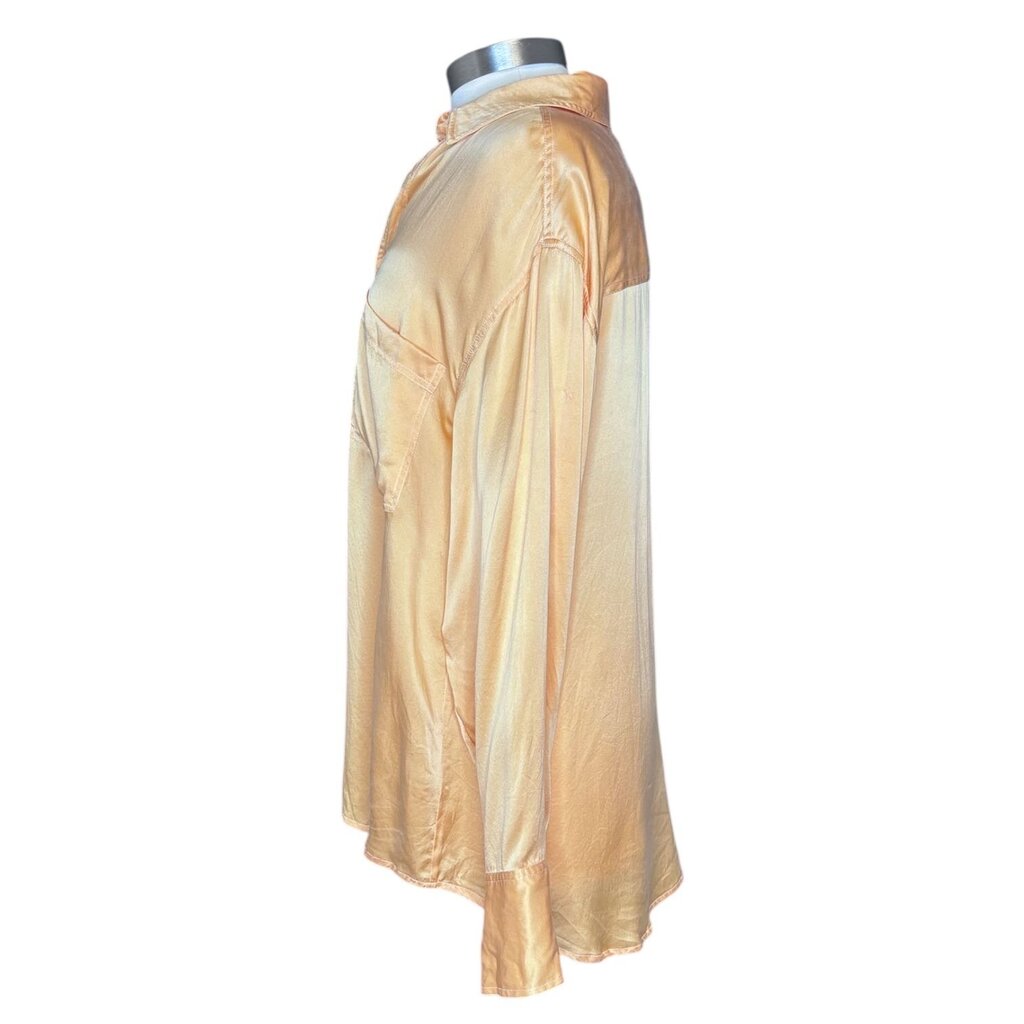 Maison Essentiele Silk Button Down Top