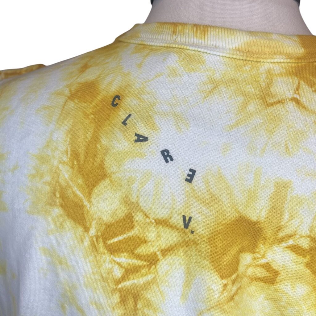 Clare V Tie Dye Ruffle Sweatshirt