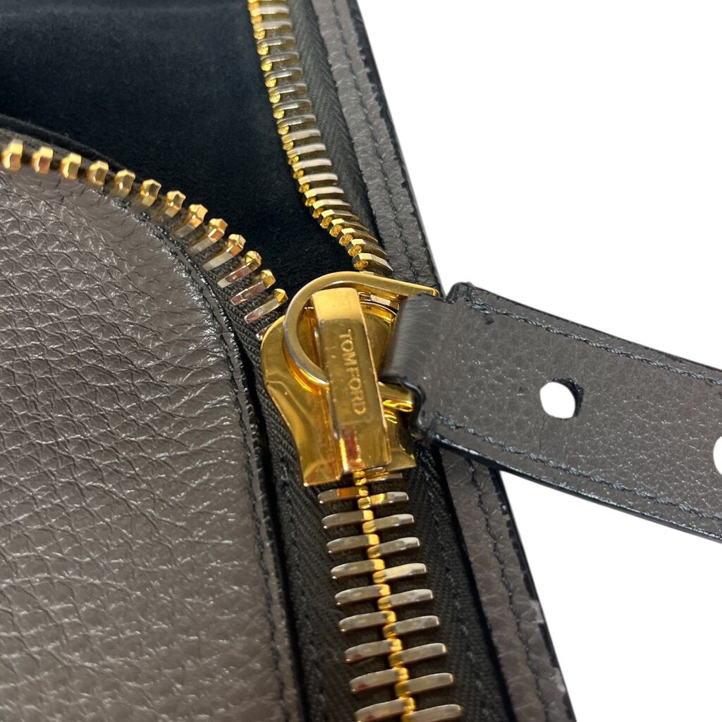 Tom Ford 'Alix' Fold Over Leather Tote Bag