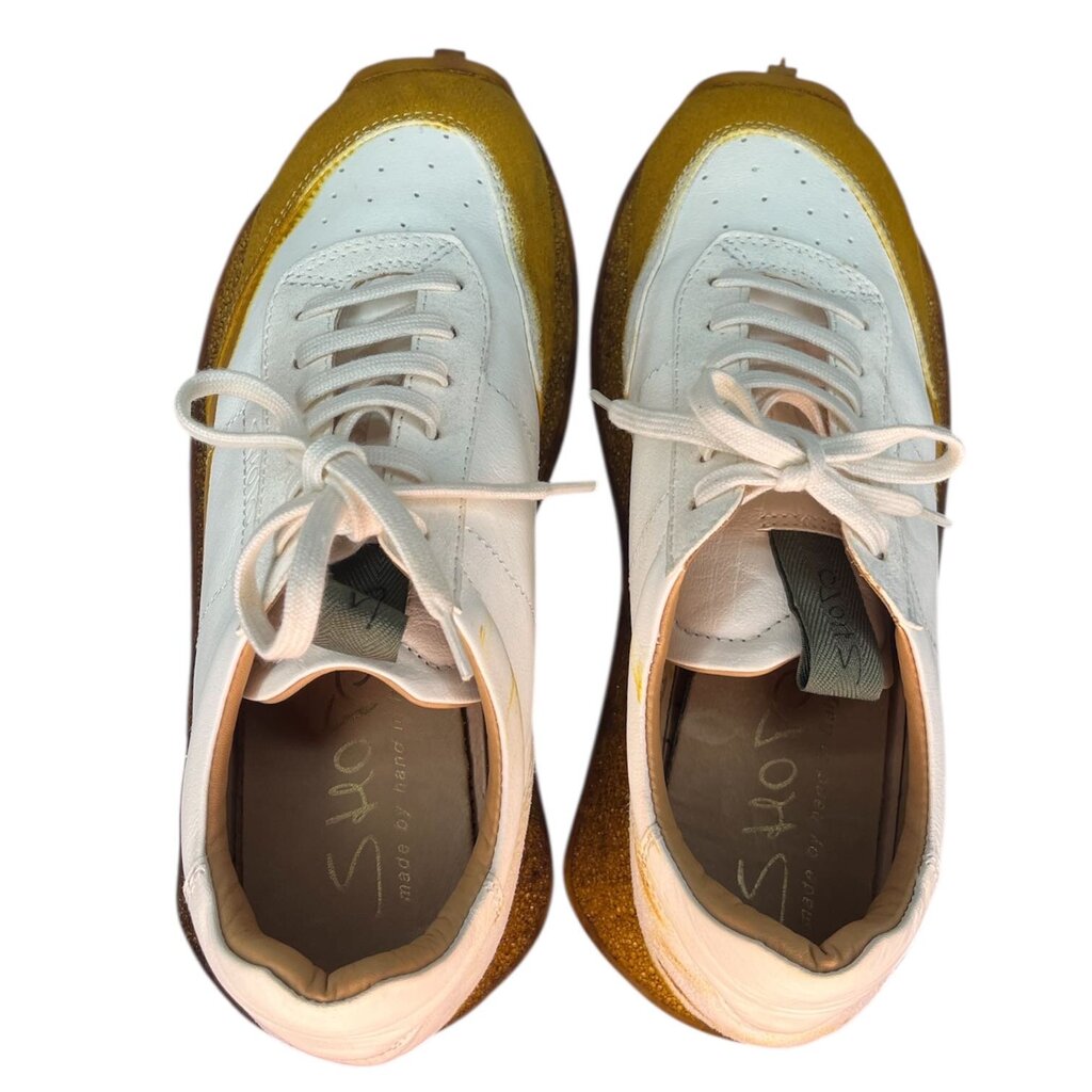 Shoto 'Dip Dyed' Leather Sneakers, NEW