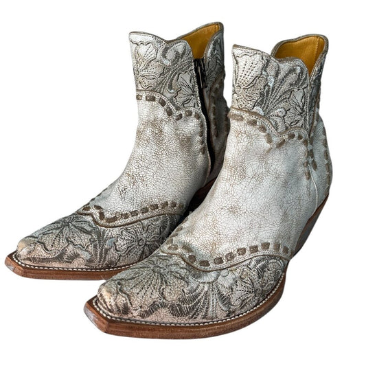 Old Gringo Applique Western Ankle Boots