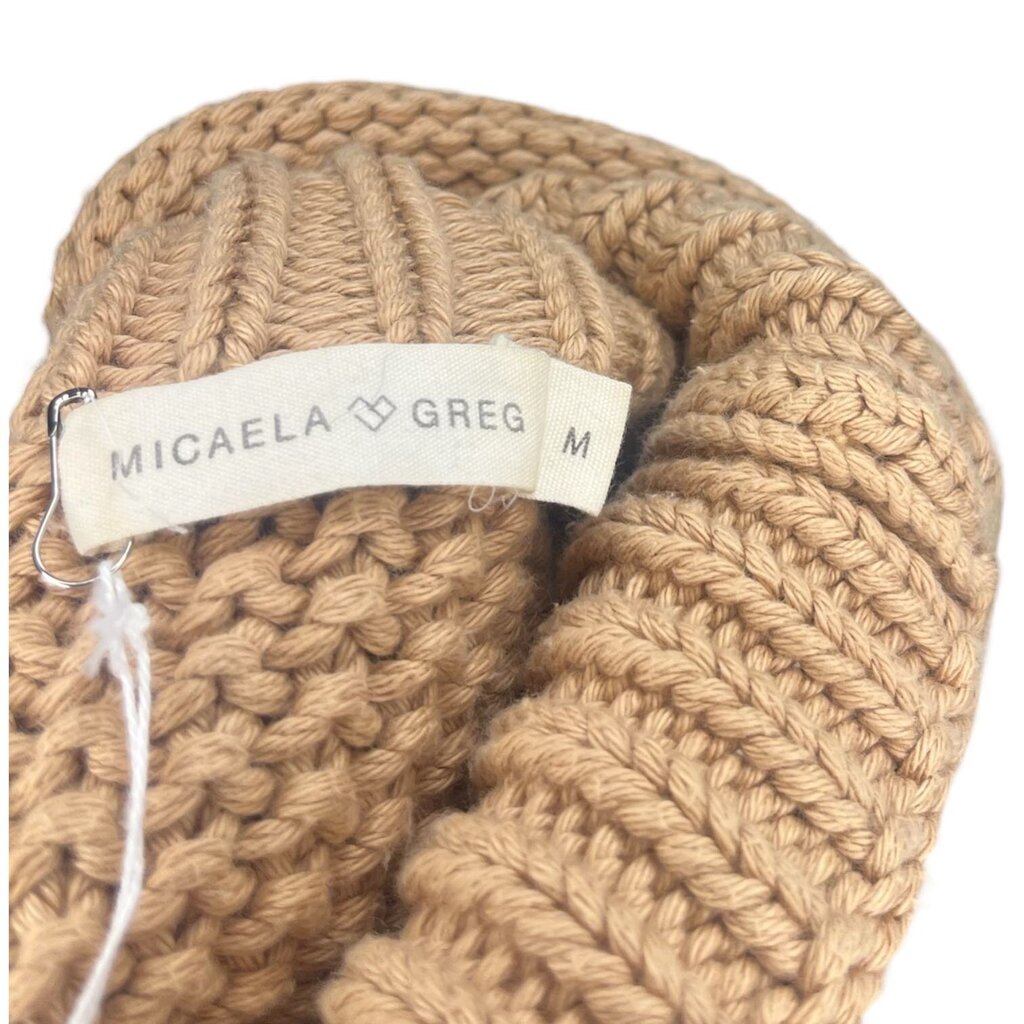 Micaela Greg Birds Eye Knit Turtleneck Sweater