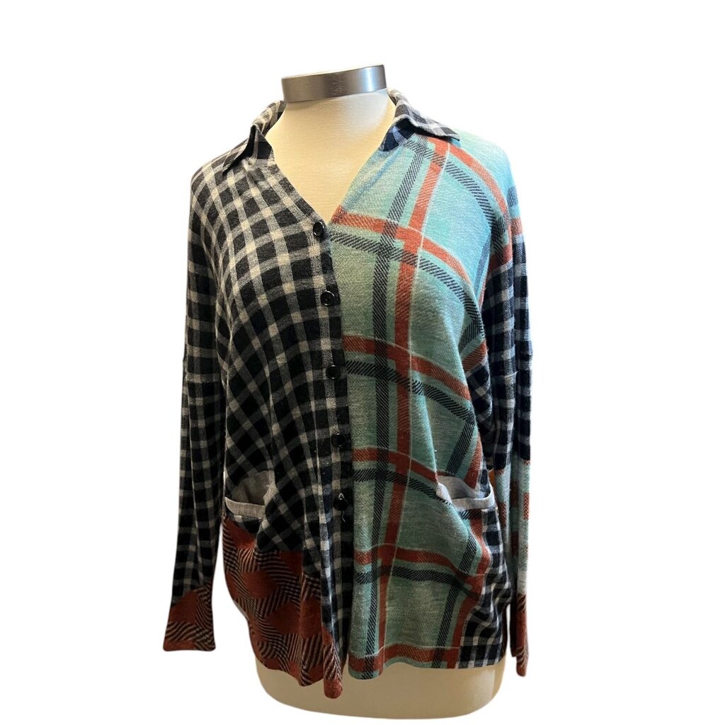 Paychi Guh Plaid Cashmere Shirt