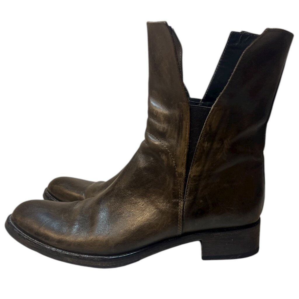 Shoto Leather Ankle Boots