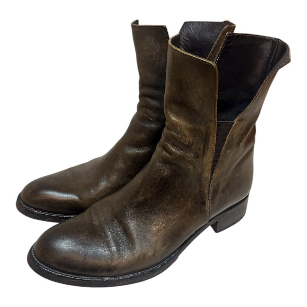 Shoto Leather Ankle Boots