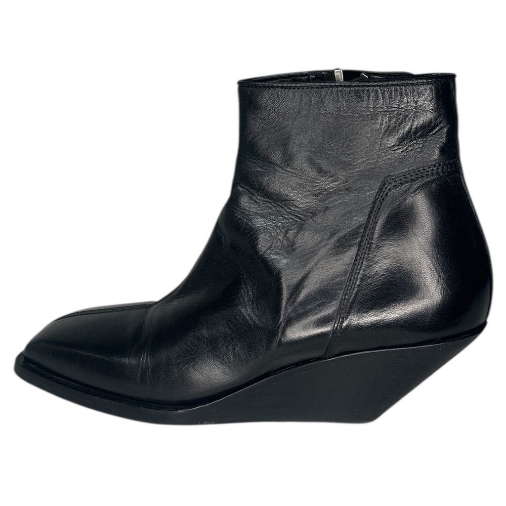 Rick Owens Leather Ankle Boots W/ Box, MSRP $1,382