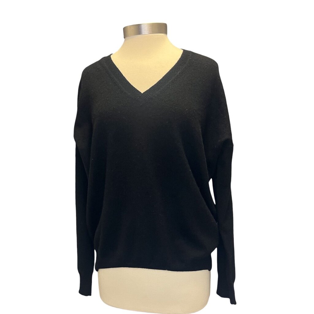Skull Cashmere V Neck Sweater