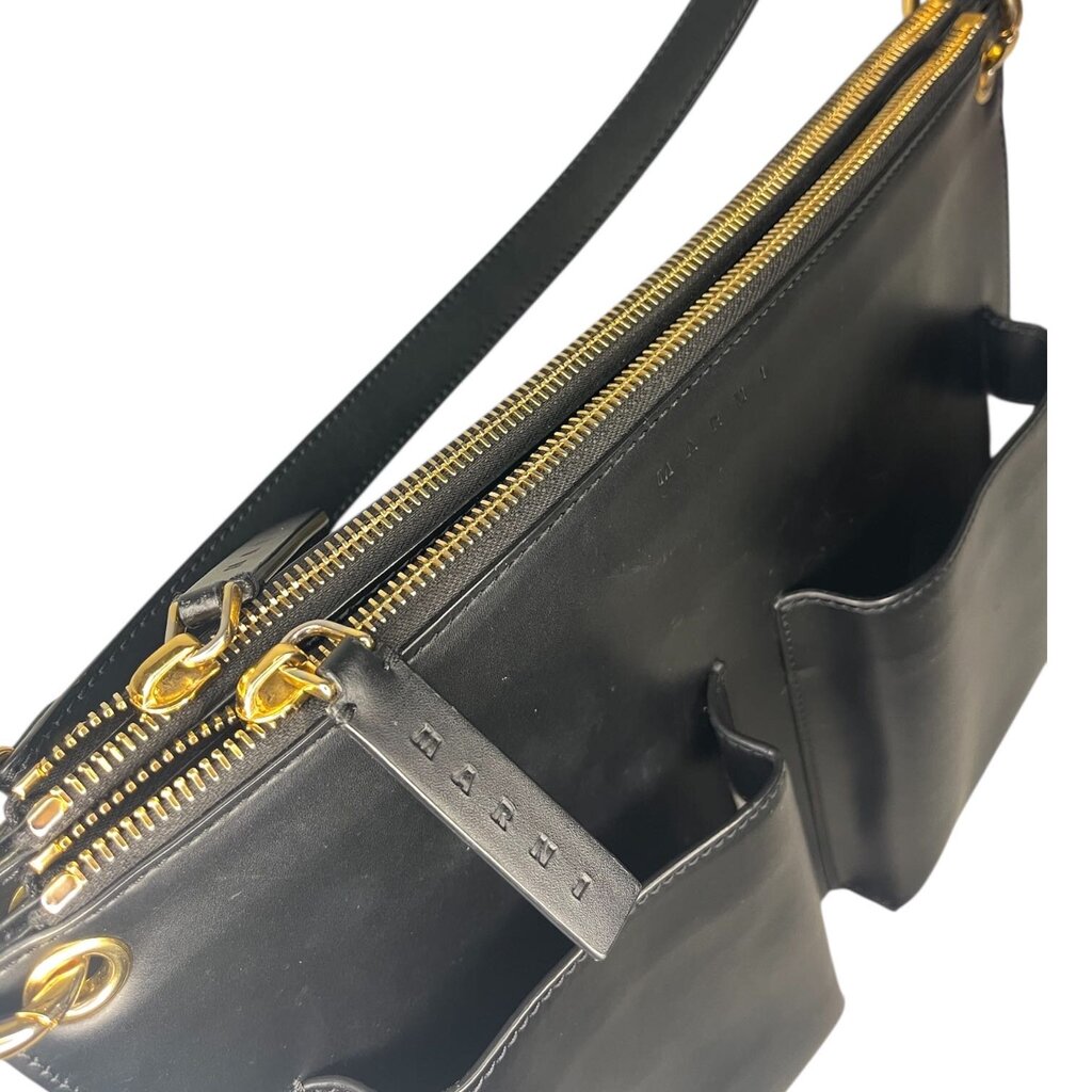 Marni Bandolier Leather Crossbody Bag, MSRP $1,670