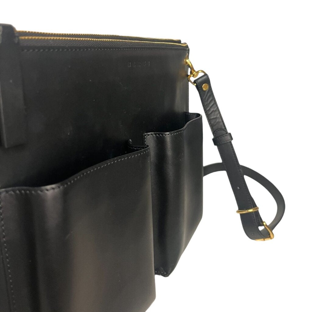 Marni Bandolier Leather Crossbody Bag, MSRP $1,670