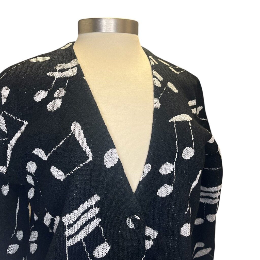 Saint Laurent Metallic Print Cardigan