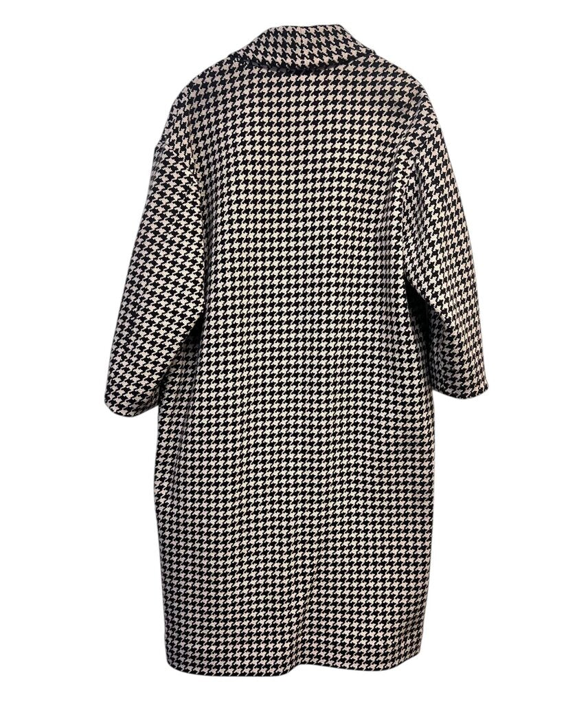 Nili Lotan Wool Houndstooth 'Kidman' Coat
