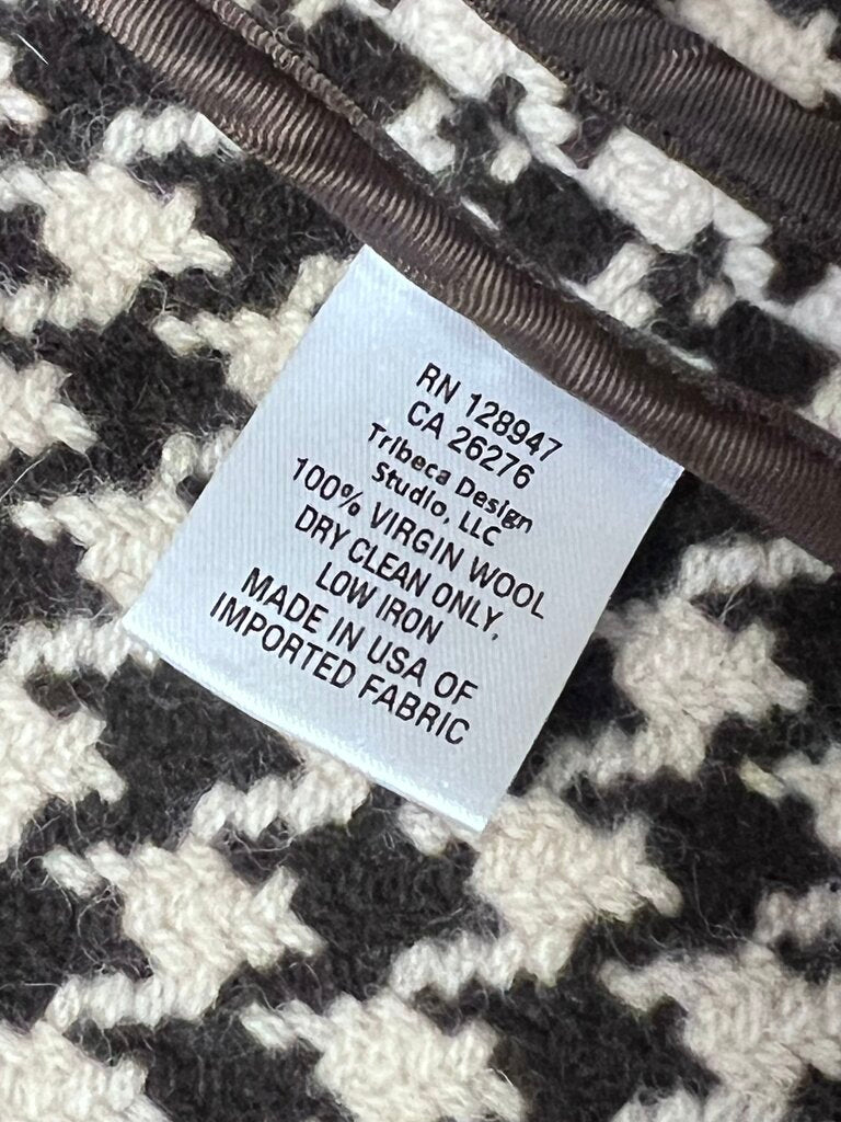 Nili Lotan Wool Houndstooth 'Kidman' Coat