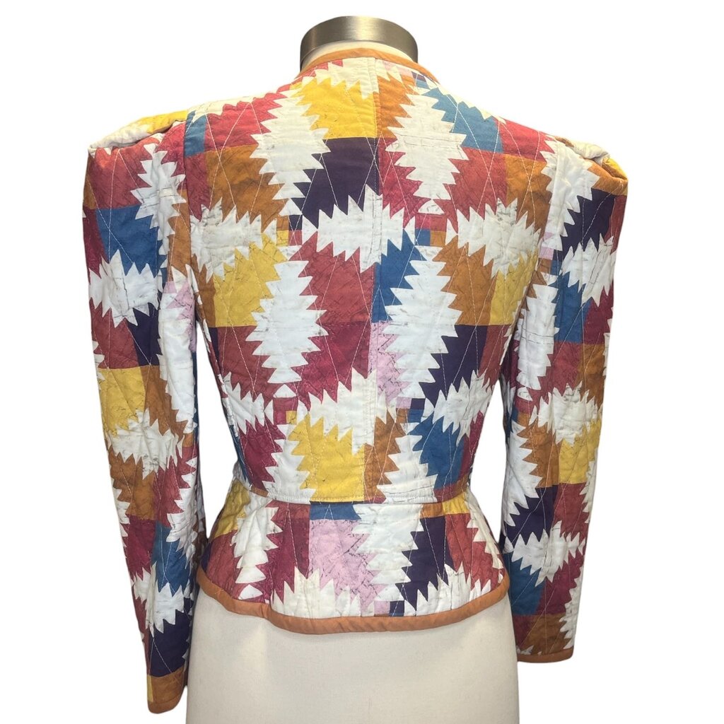Isabel Marant Abstract Print Quilted Jacket