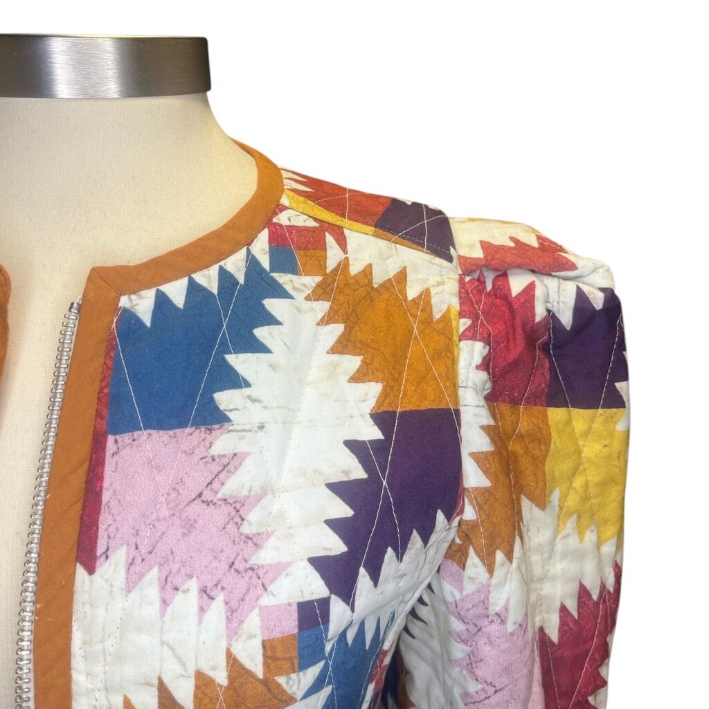 Isabel Marant Abstract Print Quilted Jacket