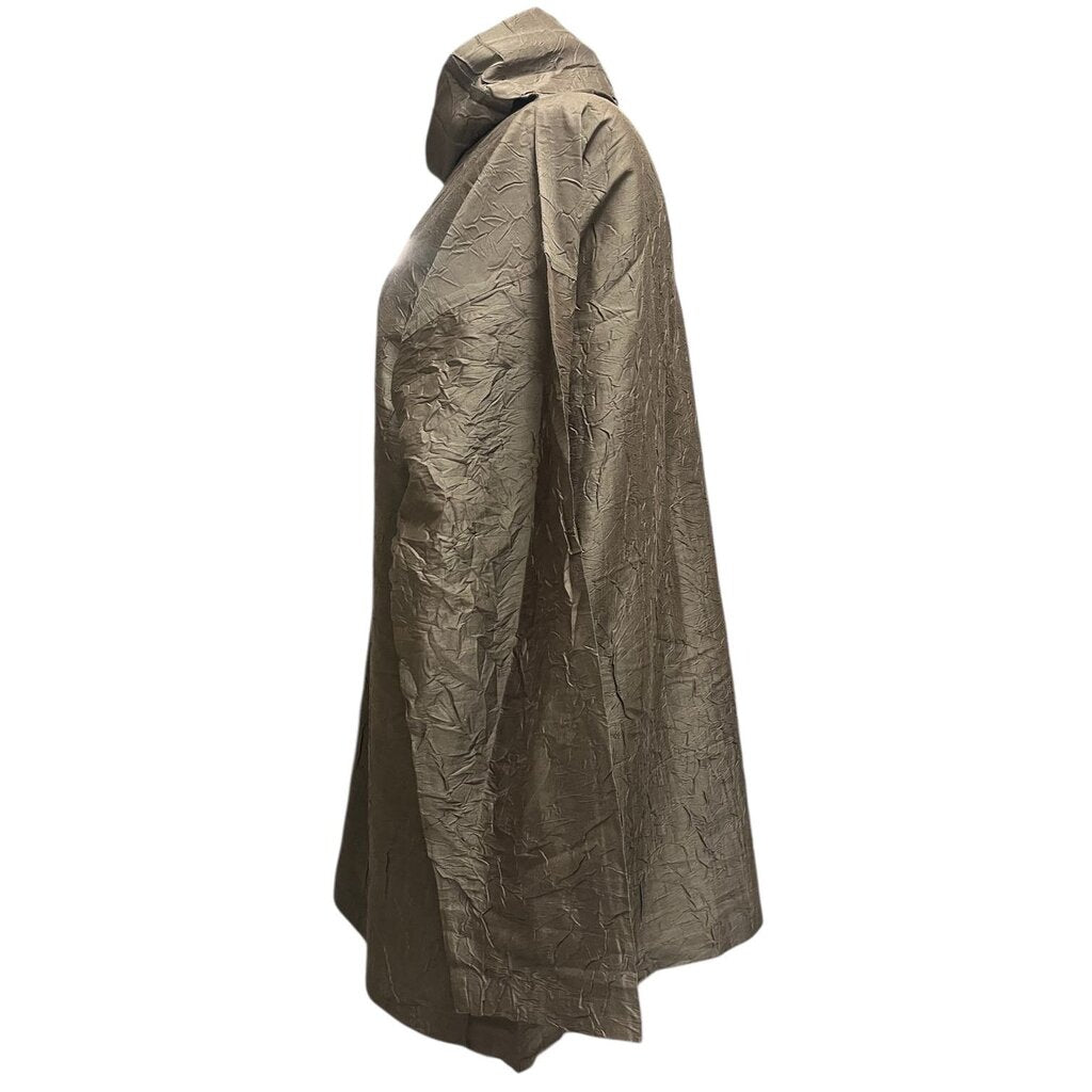 Issey Miyake Pleated Turtleneck Tunic Blouse