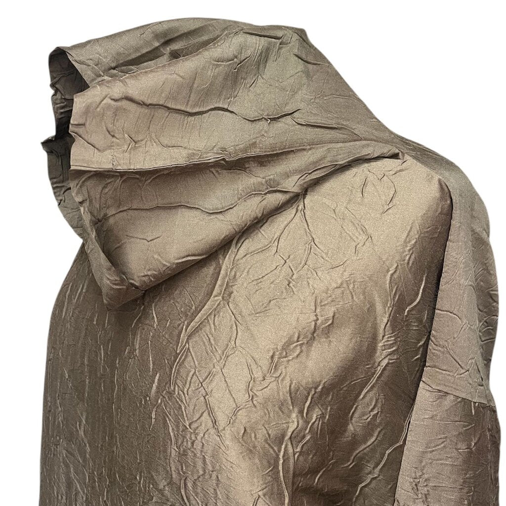 Issey Miyake Pleated Turtleneck Tunic Blouse