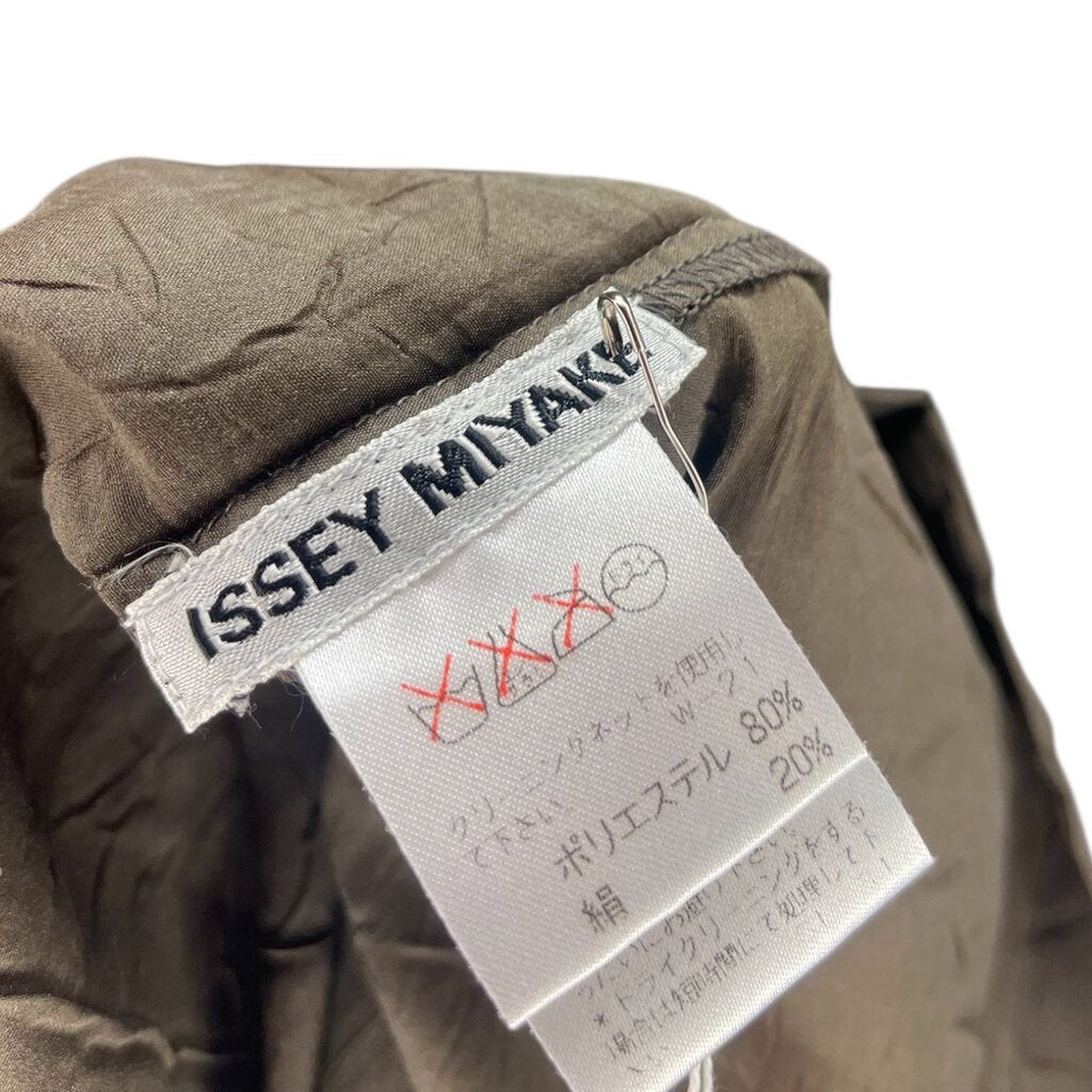 Issey Miyake Pleated Turtleneck Tunic Blouse