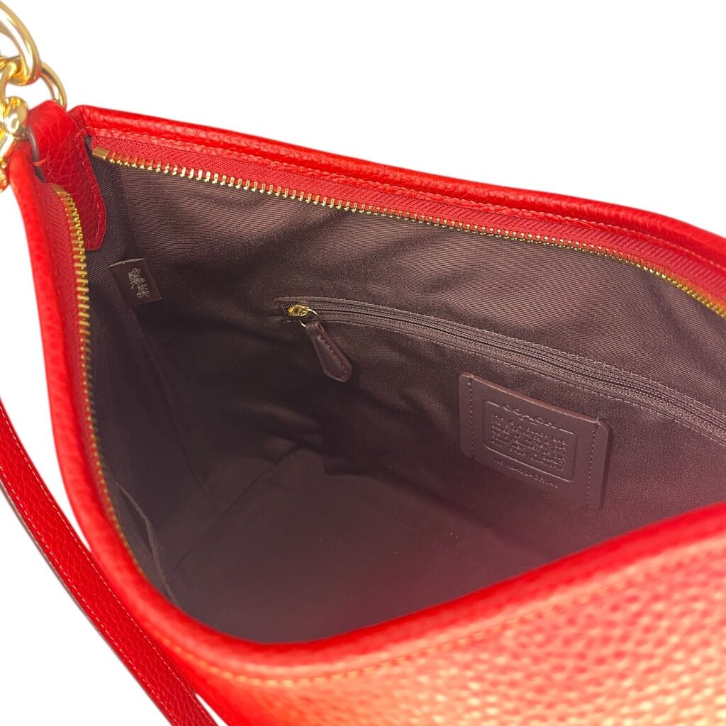 Coach Textured Leather Shoulder Bag, NEW