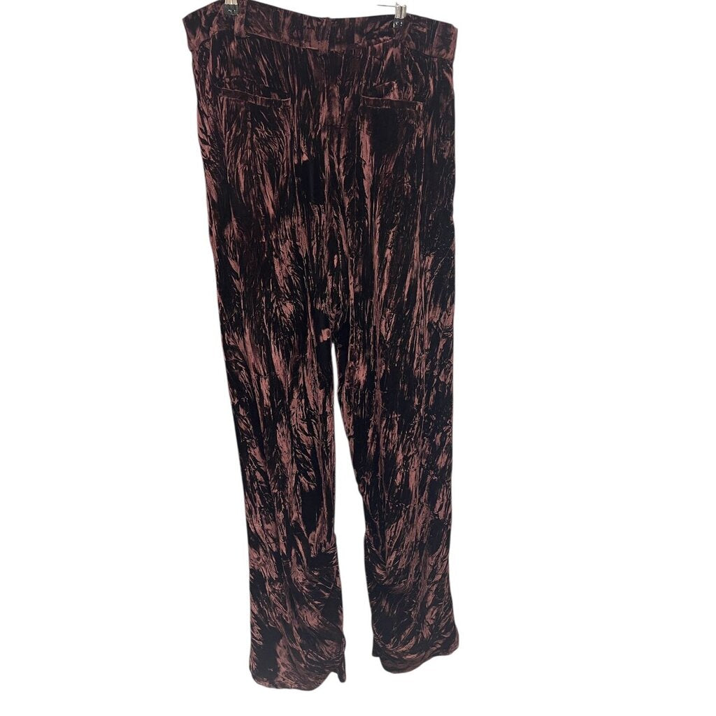 Collina Strada Panne Velvet Trousers, NEW