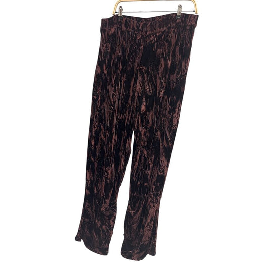 Collina Strada Panne Velvet Trousers, NEW