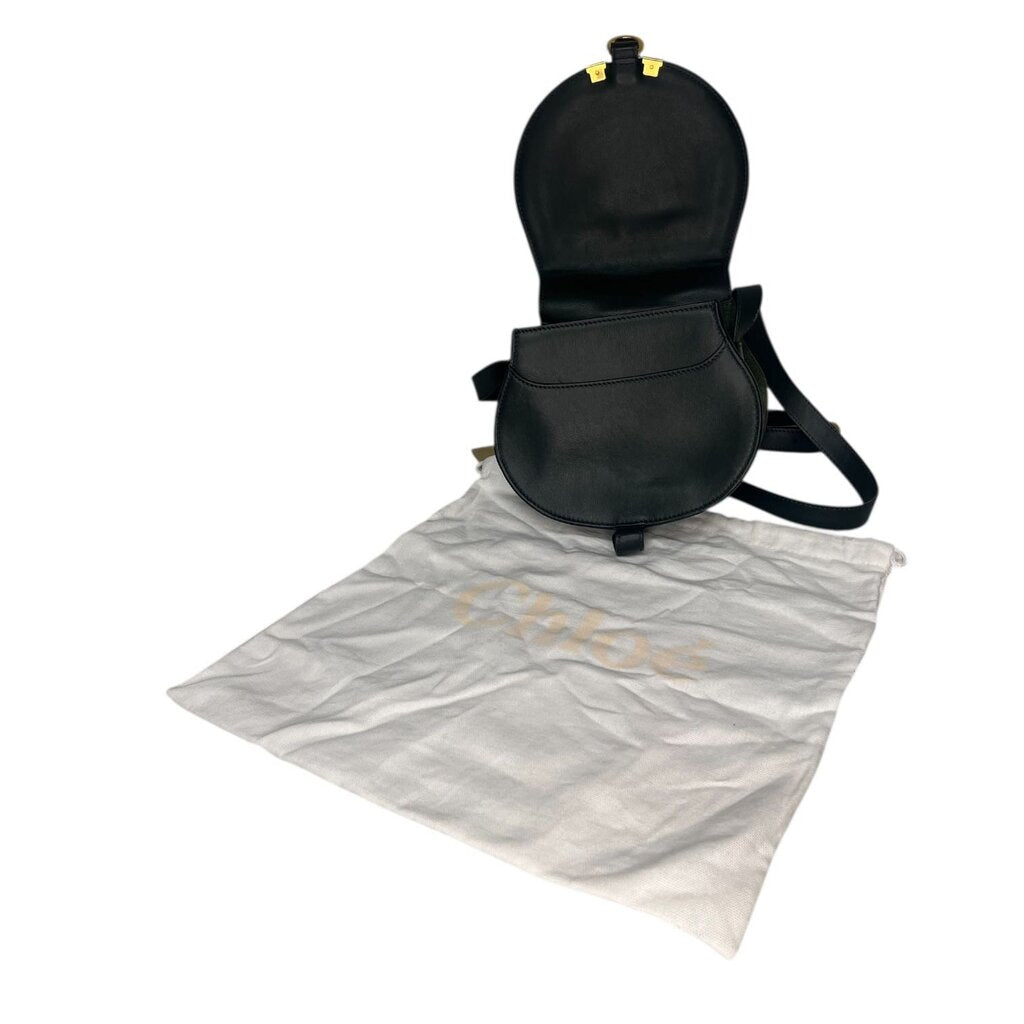 Chloe Mini Suede 'Marcie Saddle' Bag