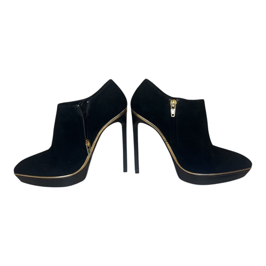 Saint Laurent Platform Suede Ankle Boots