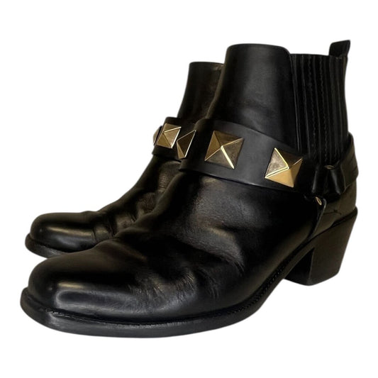 Valentino 'Rockstud' Western Ankle Boots