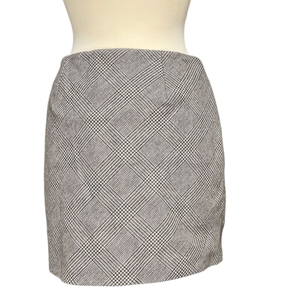 Sezane Checked Mini Skirt, New W/ Tags
